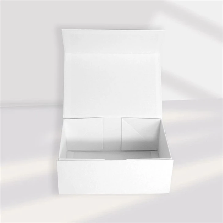 White Gift Box With Magnetic Closure